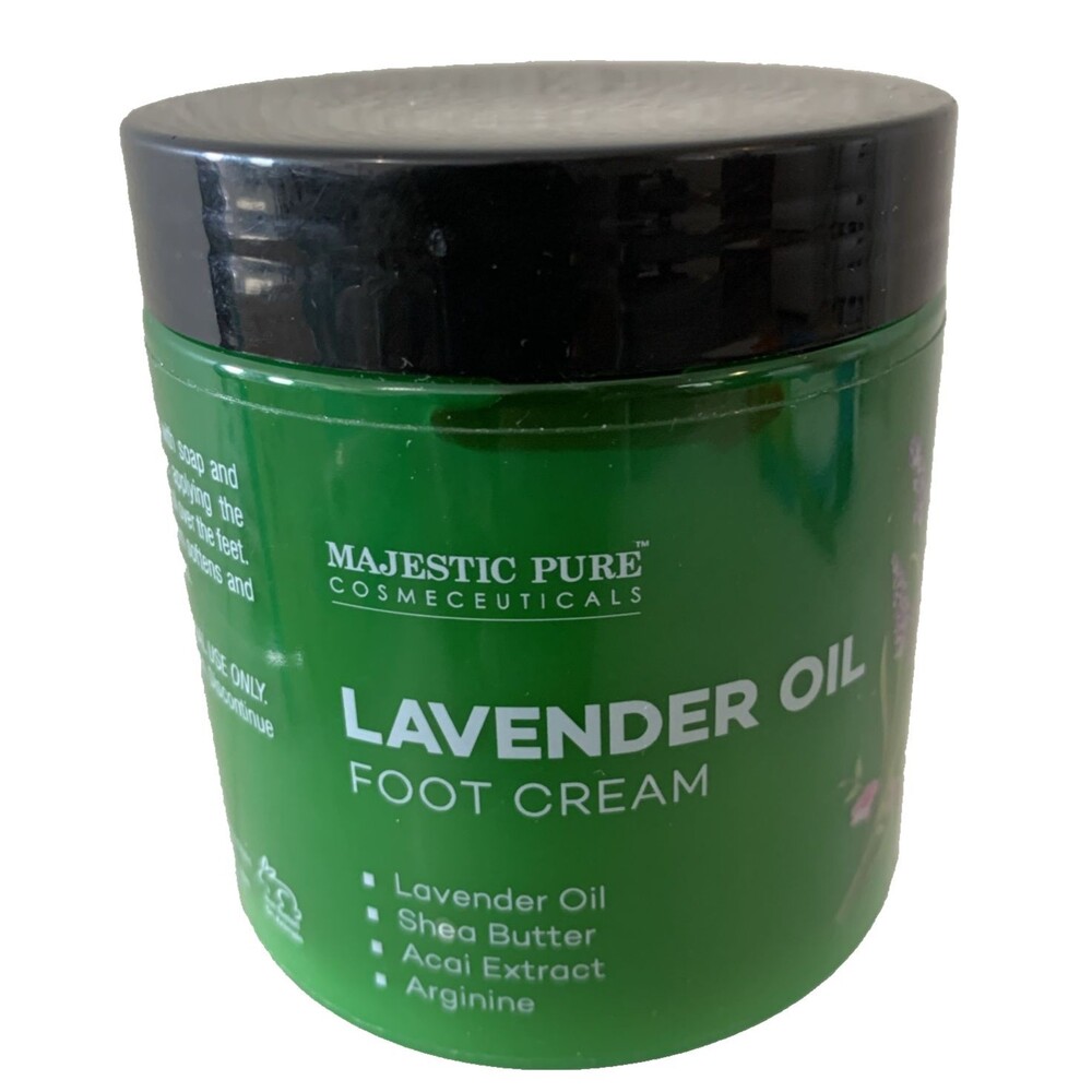 Majestic Pure Lavender Oil Foot Cream Warming Cream Moisturizing New Sealed